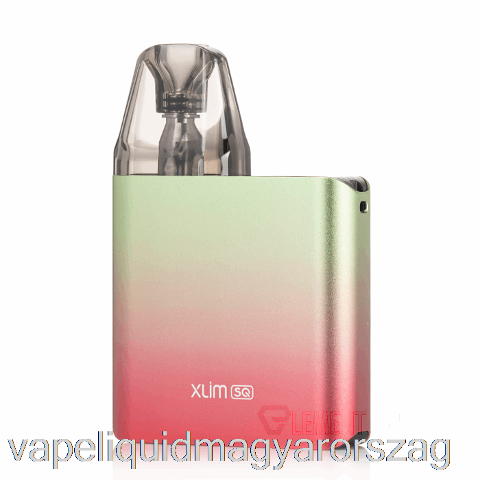 Oxva Xlim Sq Kit Pink Green Vape E Cigi